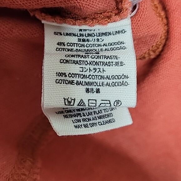 Free People Boho Distressed Crochet Lace Up Back Top Size XS - Picture 5 of 8